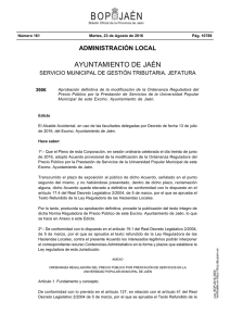 Edicto - Ayuntamiento de Jaén