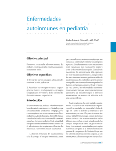 Enfermedades autoinmunes en pediatría