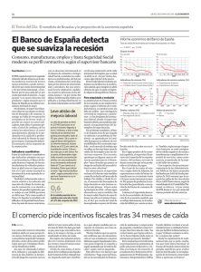 El Banco de España detecta que se suaviza la recesión