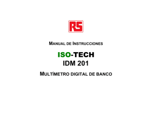 ISO-TECH IDM 201 - Electrocomponents