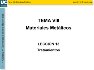 TEMA VIII Materiales Metálicos
