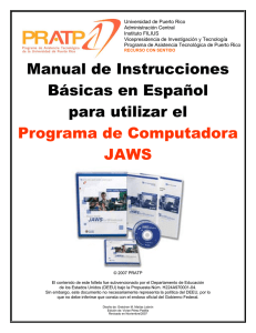 Manual de Instrucciones Básicas en Español para utilizar el