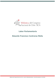 Labor Parlamentaria Eduardo Francisco Contreras Mella