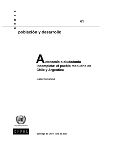 el pueblo mapuche en Chile y Argentina