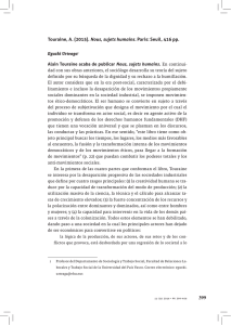 Touraine, A. (2015). Nous, sujets humains. Paris: Seuil, 416 pp