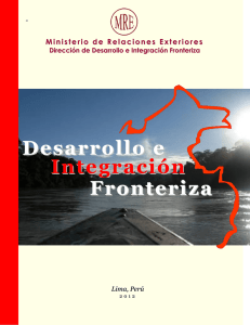 Desarrollo e Integración Fronteriza