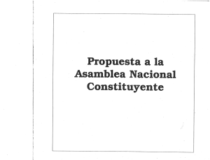 Propuesta Asamblea Nacional Constituyente