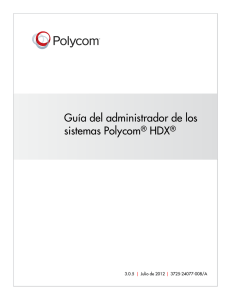 Sistemas Polycom HDX