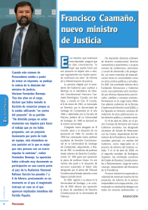 Francisco Caamaño, nuevo ministro de Justicia Francisco Caamaño