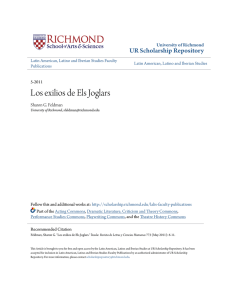 Los exilios de Els Joglars - UR Scholarship Repository