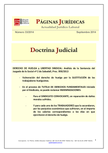 Doctrina Judicial - CCOO de Catalunya