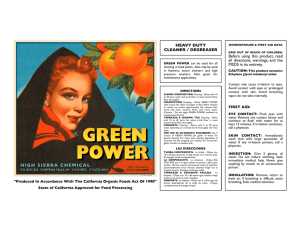 green power final - High Sierra Group