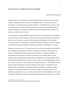 El género neutro y la constitución de la psicosexualidad Ana Maria