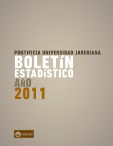 Boletín estadístico - Pontificia Universidad Javeriana