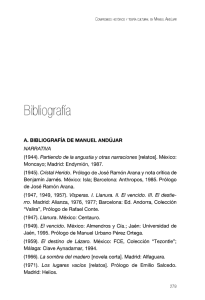 Bibliografía de Manuel Andújar - Fundación para el Desarrollo de