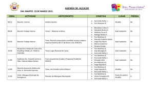 agenda sr. alcalde - Municipalidad de Arica