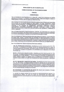 Page 1 RESOLUCIÓN-TEL-453-14-CONATEL