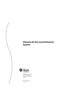 Glosario de Sun Java Enterprise System