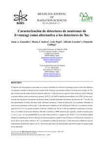 Caracterización de detectores de neutrones de b+zns(ag)