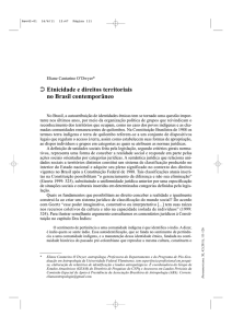 Etnicidade e direitos territoriais no Brasil contemporâneo