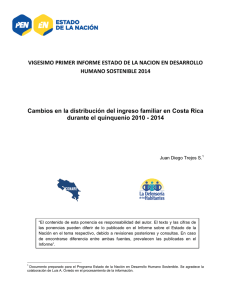 VIGESIMO PRIMER INFORME ESTADO DE LA NACION EN