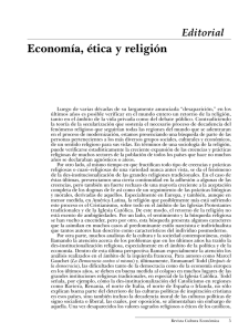Economía, ética y religión - Universidad Católica Argentina