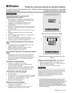 Paneles de control para alarmas de incendios LifeAlarm