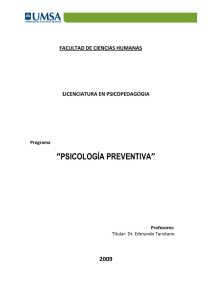 psicología preventiva