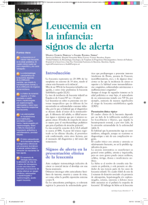 Leucemia en la infancia: signos de alerta