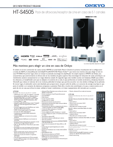 HT-S4505 Pack de altavoces/receptor de cine en casa de 5.1 canales