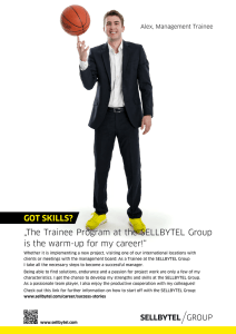 „The Trainee Program at the SELLBYTEL Group is the warm