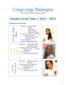 Syllabus Circle Time - Colegio Jorge Washington