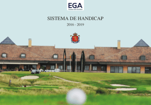 Sistema de Hándicap EGA 2016 - Real Federación Española de Golf