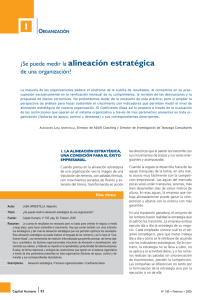 &iquest;Se puede medir la alineaci&oacute;n estrat&eacute;gica