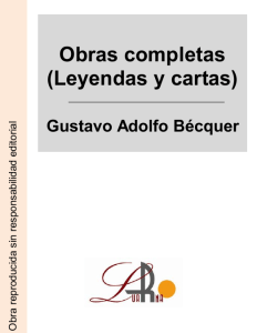 Obras completas Leyendas y cartas