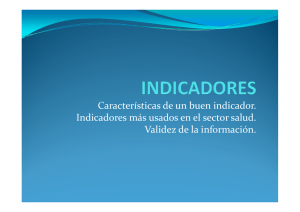 INDICADORES (Lic DAngelo) - Facultad de Medicina