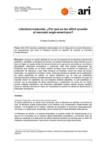 Literatura traducida: ¿Por qué es tan difícil acceder al mercado