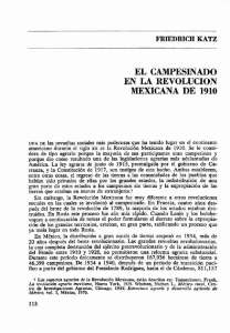EL CAMPESINADO EN LA REVOLUCIÓN MEXICANA DE 1910
