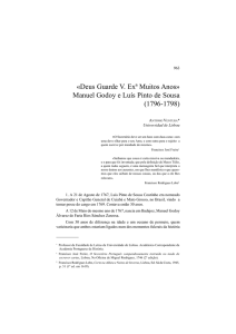 «Deus Guarde V. Exª Muitos Anos» Manuel Godoy e Luís Pinto de