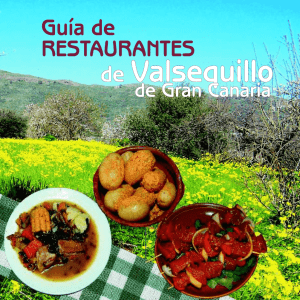 Guía de Restaurantes - Ayuntamiento de Valsequillo de Gran Canaria