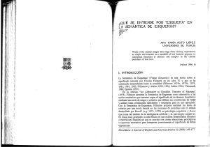 ¿qué se entiende por “esquema” - Miscelánea: A Journal of English