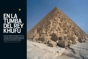 En la tumba de Khufu