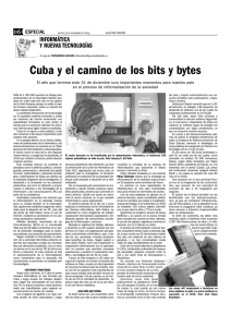 Cuba y el camino de los bits y bytes