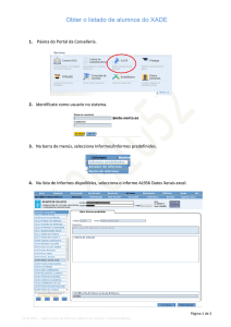 Obter o listado de alumnos do XADE