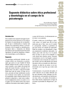 deontologia pràctica - Información Psicológica