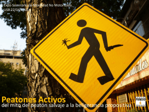 Peatones Activos – Cheo Carvajal