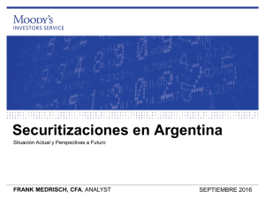 Securitizaciones en Argentina