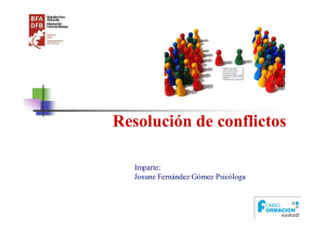 Resolución de conflictos (PDF 174 KB )