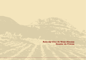 Ruta del Vino de Rioja Alavesa Dossier de Prensa