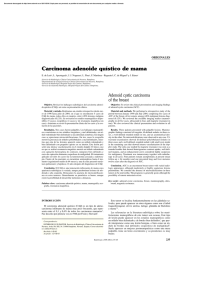 Carcinoma adenoide quístico de mama